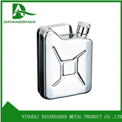 Funny Design Hip Flask For Alcohol Whisky 100ml Conical Fask Metal Bottles For Liquor