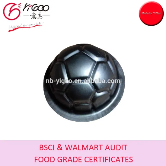 YG-M4032 Mini Sized Football Shaped Cake Pan with 0.6mm thickness metal made