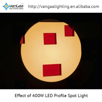 High Efficiency 18PB Fixed Lens ETC Optical Lenses: 400W LED Source for Low Noise Four Ellipsoidal Spotlight