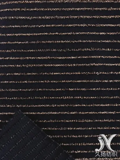 Red Metallic Jersey Knit