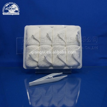 Soft absorbent cotton airline disposable towel