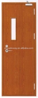 real photo high quality fire rated wooden door designs