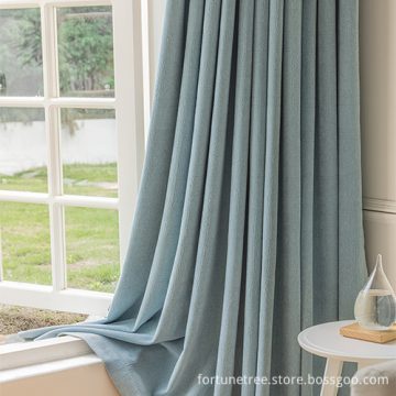 Suncreen Thickened Embroidered Chenille Jacquard Curtains