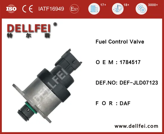 Diesel Engine Fuel Pressure Regulator Metering Solenoid Valve 1784517 for DAF