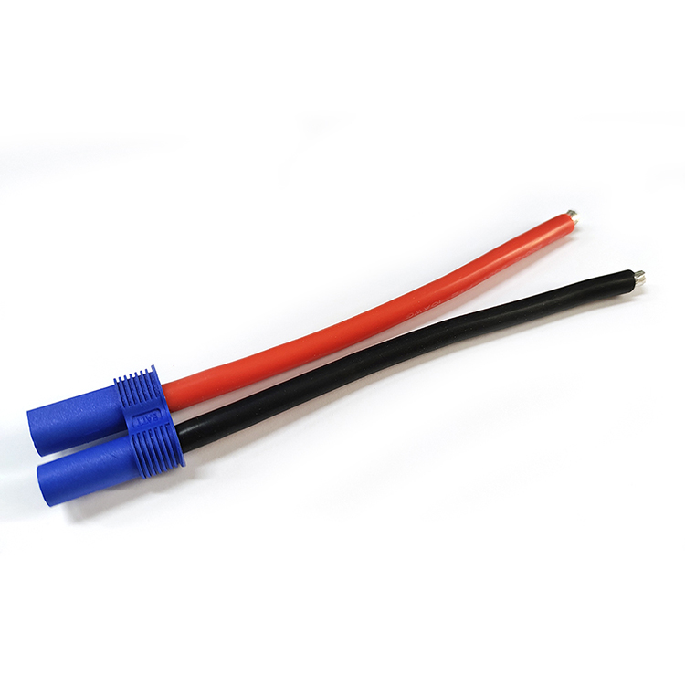 Silicone protective battery cable