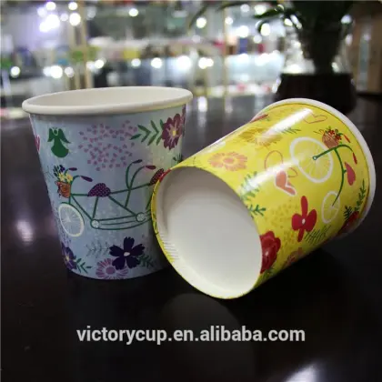 new good looking 500ml disposable paper soup cup and good quality cheap soup paper cup