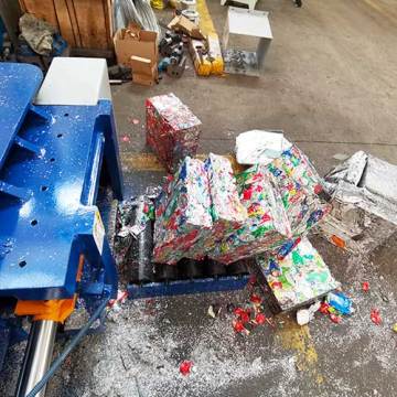 Alu Cans Tins Baling Machine