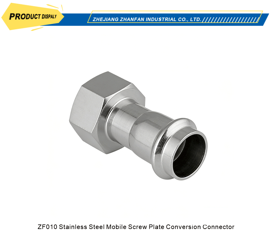 Stainless steel threaded pipe coupling