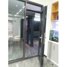 SMIRO Modern minimalist aluminum inward opening door