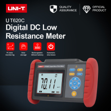 UNI-T UT620C Digital DC Low Resistance Meter Micro Ohm Meter Cable  Wire/Coil/Motor Resistance Tester