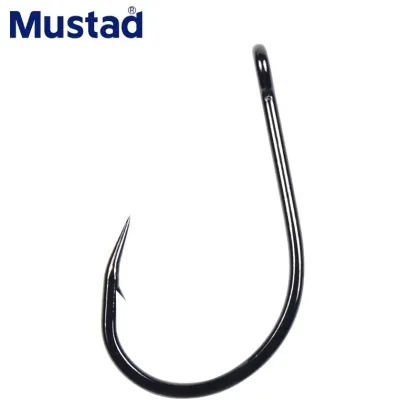 Mustad 10104SP-BN Super Power Sea Fishing Carbon Steel Circle Hook for Big Carp