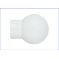 Wholesale white plastic ball curtain rod