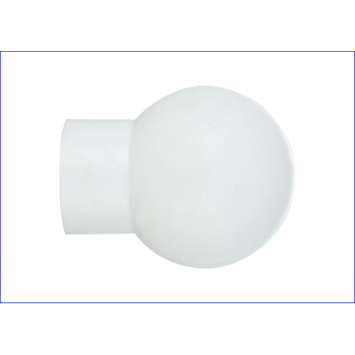 Wholesale white plastic ball curtain rod