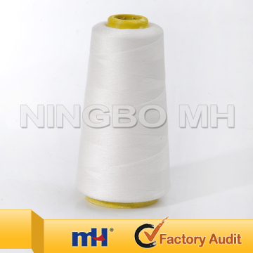 100% polyester embroidery thread 120d/2 raw white