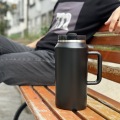 Handle cup capacity car portable thermos