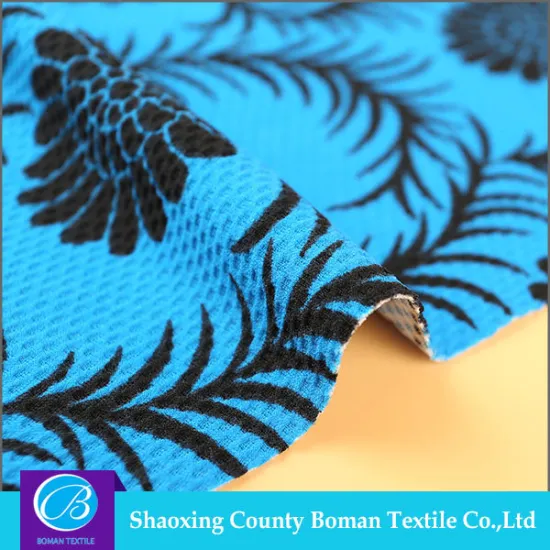 Dress fabric supplier Fashion Knitted polyester digital print fabric