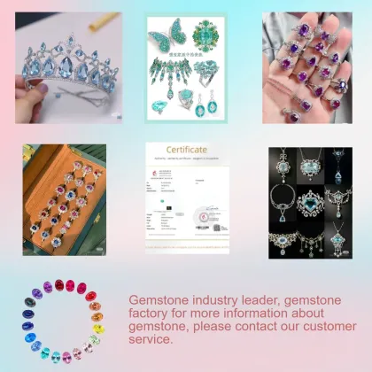 Purple Blue Synthetic Pear Shape Denier Lab Treasure