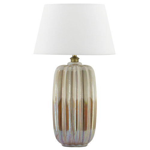 Abajur de mesa de cerâmica de cor gradiente alto