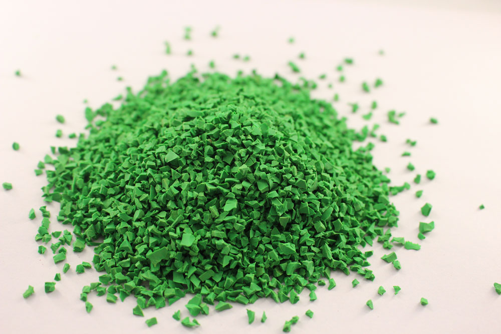 Green rubber granules