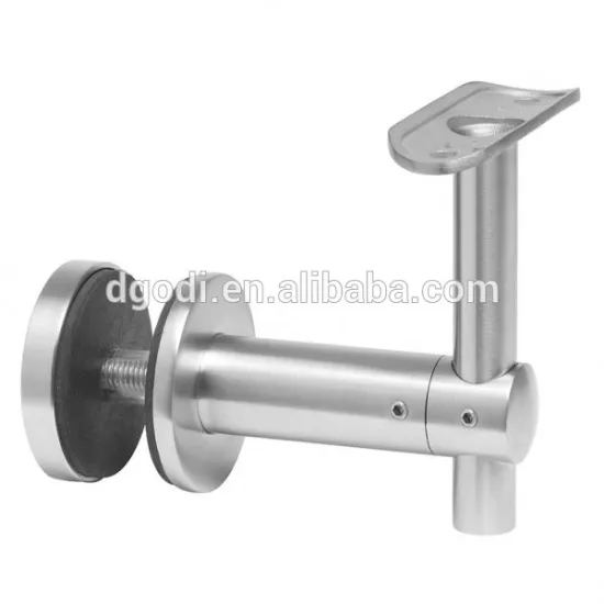 Stainless steel glass railing bracket and stair railing bracket