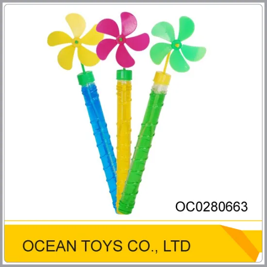 New and hot sale windmll style summer bubble wand toy for kids OC0280663