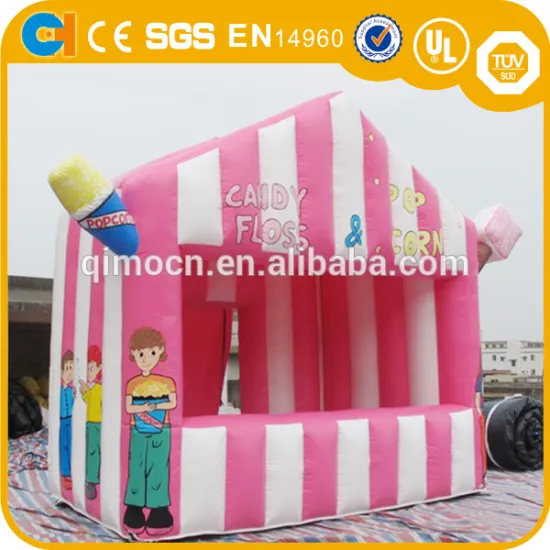 Cute inflatable ice cream booth ,popcorn booth