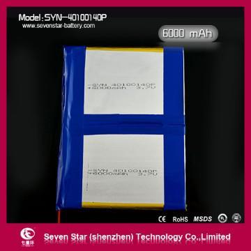 Polymer  Lithium Battery 6000mAh