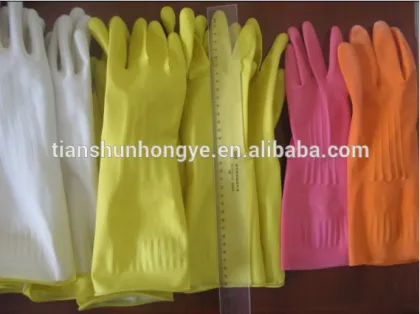 Latex Cleaning Rubber Household Gloves