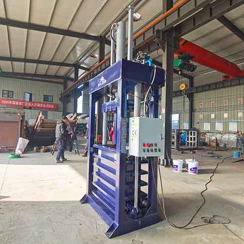 100lbs Second Hand Clothes Compress Baler Used Clothing Press Baling Machine Factory