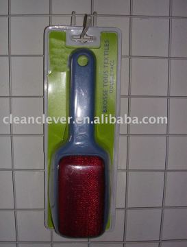 Double-Faced Clothes Brush with Double Blister