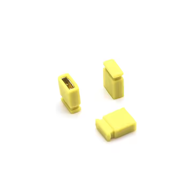 2.54mm Pitch Mini Jumper H6.5mm CLOSE Yellow 12P (3)