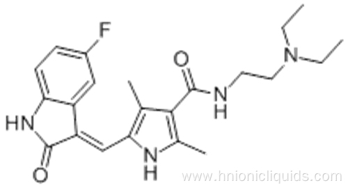 N-(2-(Diethylamino)ethyl)-5-((5-fluoro-2-oxoindolin-3-ylidene)methyl)-2,4-dimethyl-1H-pyrrole-3-carboxamide CAS 342641-94-5