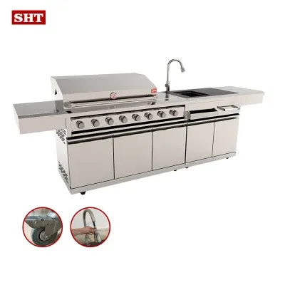 European Style Turkey Gas Grill German BBQ Grill for Family