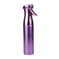 luxurious aluminum metal 250ml hair straw continuous spray water steel bottle for curl hair care