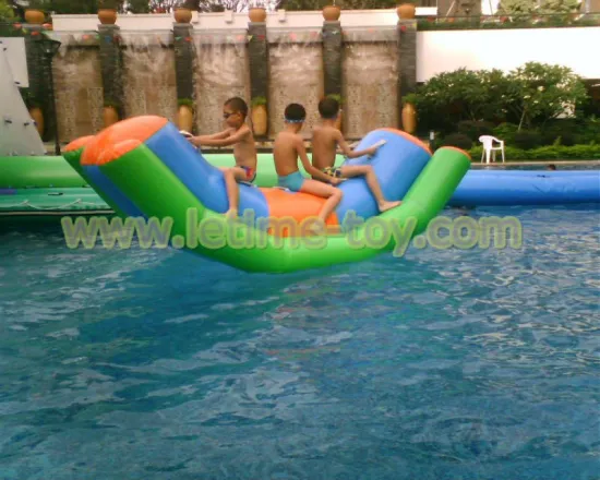 water inflatable funny see-saw