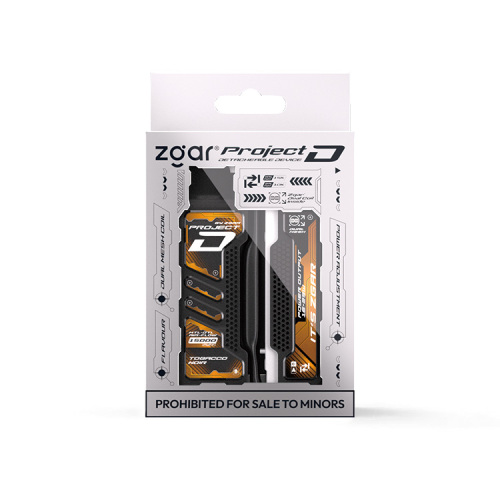 ZGAR PROJECT-D DETACHEABLE DEVICE - Tobacco Noir