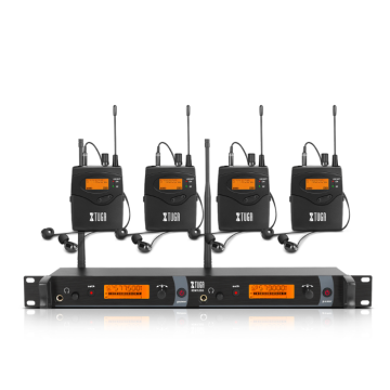 IEM1200 Wireless In-Ear Monitor System - 2 Channels, 4 Bodypacks