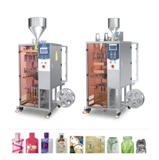 HEYI Irregular Shape Cosmetic Cream Sachet Packaging Machine in Guangzhou Packaging Machinery