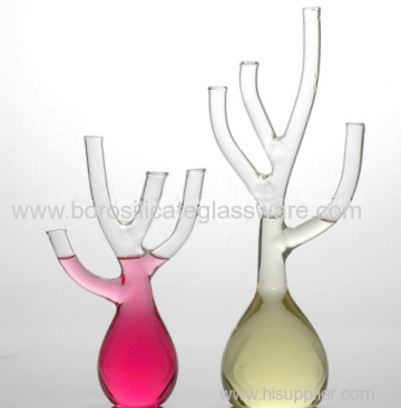 Elegant Hand Blown Borosilicate Glassware 