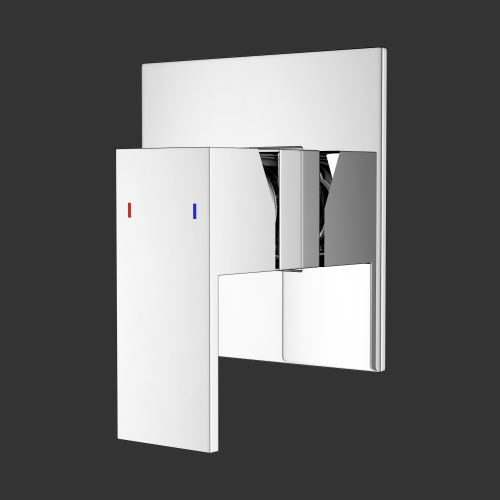 Quadratisches nicht thermostatisches Duschventil