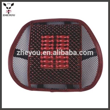 office chair wooden bead lumbar car back support cushion