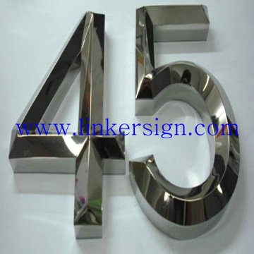 Top Quality Metal Decorative Metal Letters And Numbers