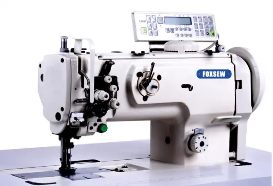 Double Needle Sofa and Car Seats Sewing Machine with Automatic Trimmer