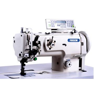 Machine de couture de canapé à aiguille à double aiguille avec coupe-automatique