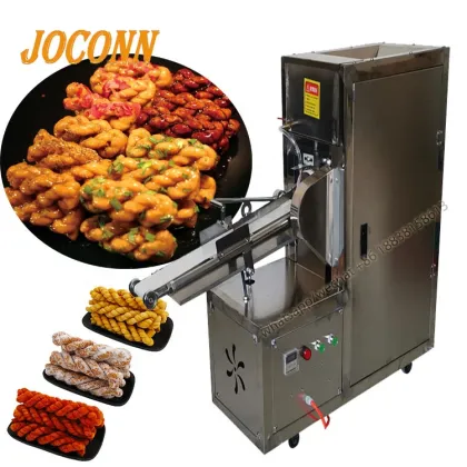 Electric Dough Twist Extruder Machine for Bakery Snacks