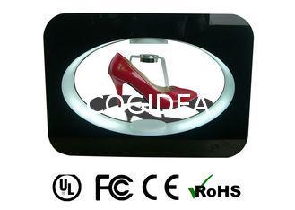 OEM High Heeled Shoe Display , Turning Floating Shoe Displa