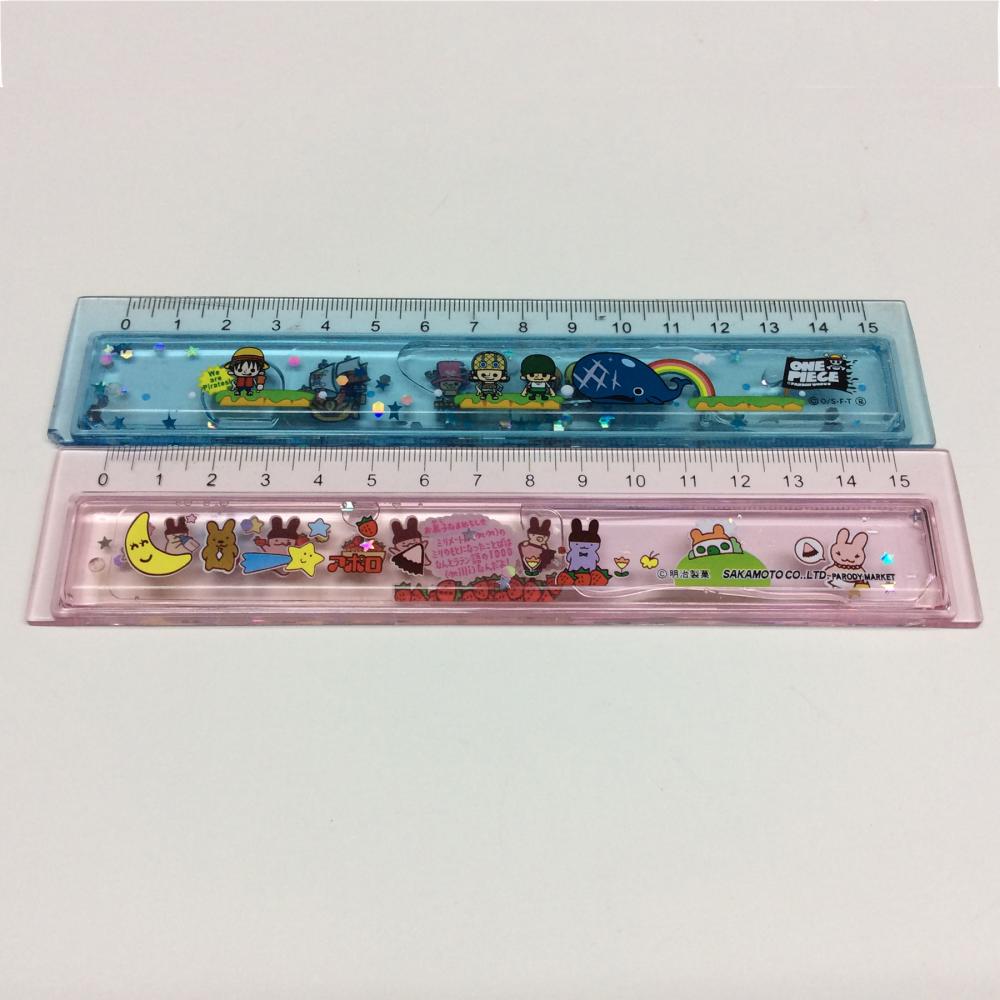 Plastic Cartoon Liquid Flow Student Ruler