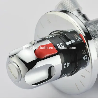 G1/2 '' Brass Thermostatic Mixing Valve Solar Water Heater Valve Adjust the Mixing Water