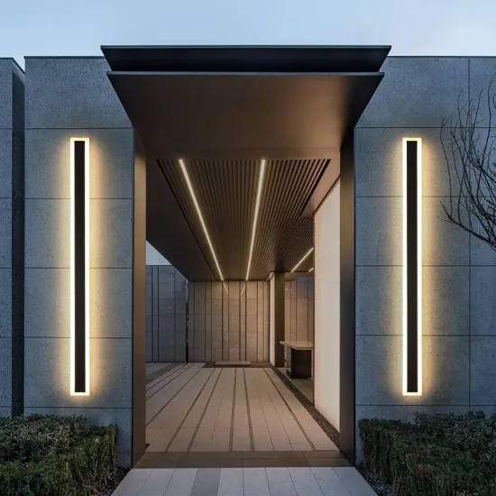220V LED Wall Lamp Aluminum Base Street Exterior Lighting for Outdoor House Wall Sconce