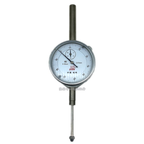 Circular machine dial indicator extension rod